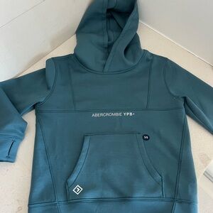 Abercrombie boys teal blue hoodie. 5/6 years